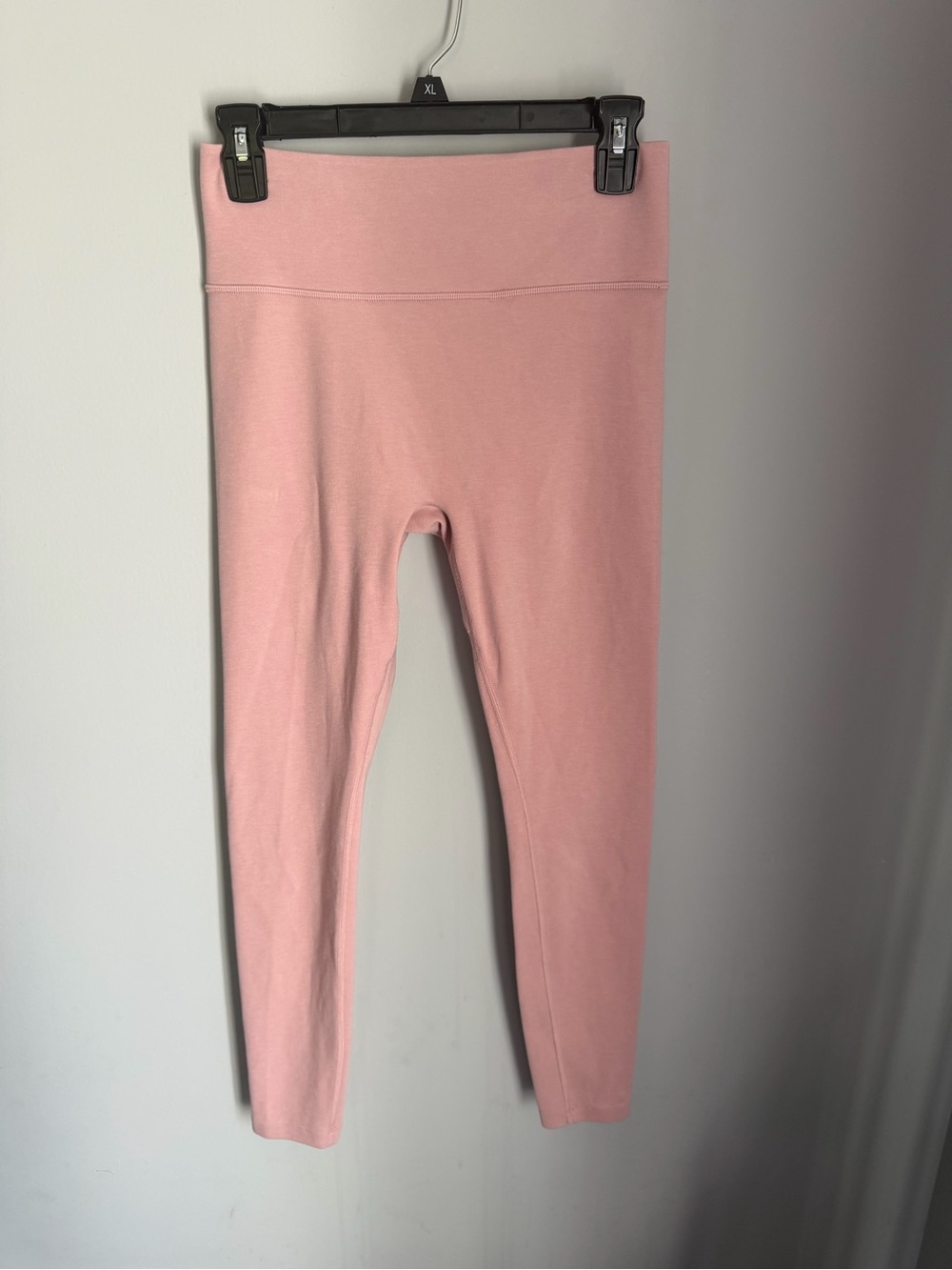 Athleta Intuition Ultra High Rise Cotton Leggings Size S Mauve Pink